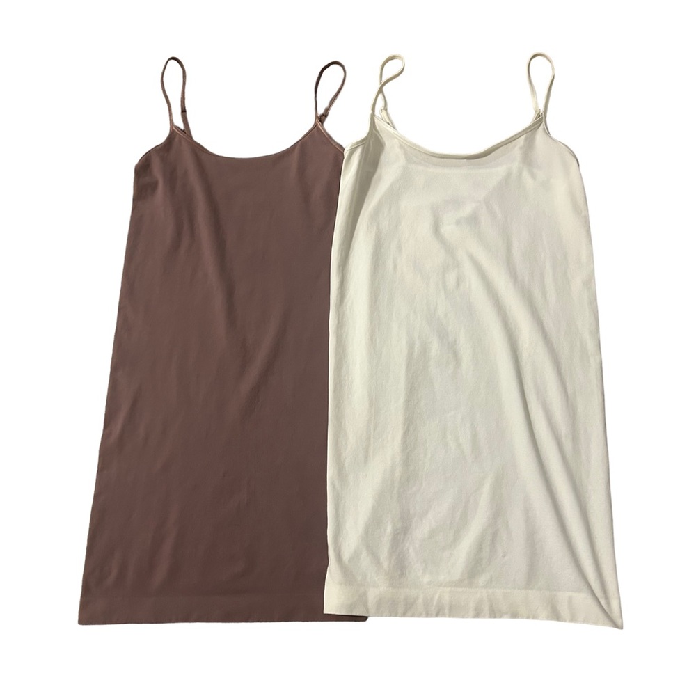 || NEW || SO Set of 2 Purple & White Seamless Cami’s Women’s XS - Picture 1 of 3
